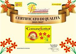 Certificato di qualità Comune Fiorito 2026